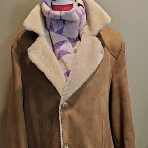 Men's Shearling Sheepskin Jacket Made in Italy